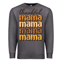 Charcoal Heather thankful mama Premium Sweatshirt - BundleAndBundleShop