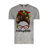 Cloud Rock christmas merry mama Vintage Tee - Jasminsmagicworld