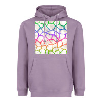 Lavender Watercolor Rainbow Giraffe Seamless Pattern Heavyweight Hoodie - BundleAndBundleShop
