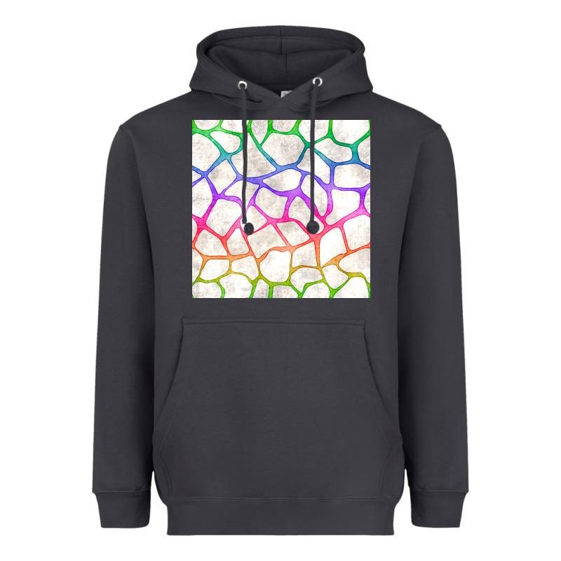 Watercolor Rainbow Giraffe Seamless Pattern Heavyweight Hoodie by BundleAndBundleShop | Teevron