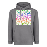 Storm Watercolor Rainbow Giraffe Seamless Pattern Heavyweight Hoodie - BundleAndBundleShop