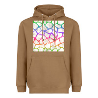 Toasted Coconut Watercolor Rainbow Giraffe Seamless Pattern Heavyweight Hoodie - BundleAndBundleShop