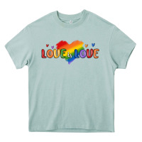Arona love is love lgbtq Heavy Core Tee - MaliasSmallBusiness
