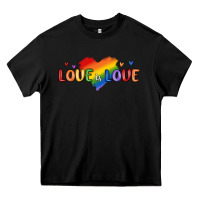 Black love is love lgbtq Heavy Core Tee - MaliasSmallBusiness
