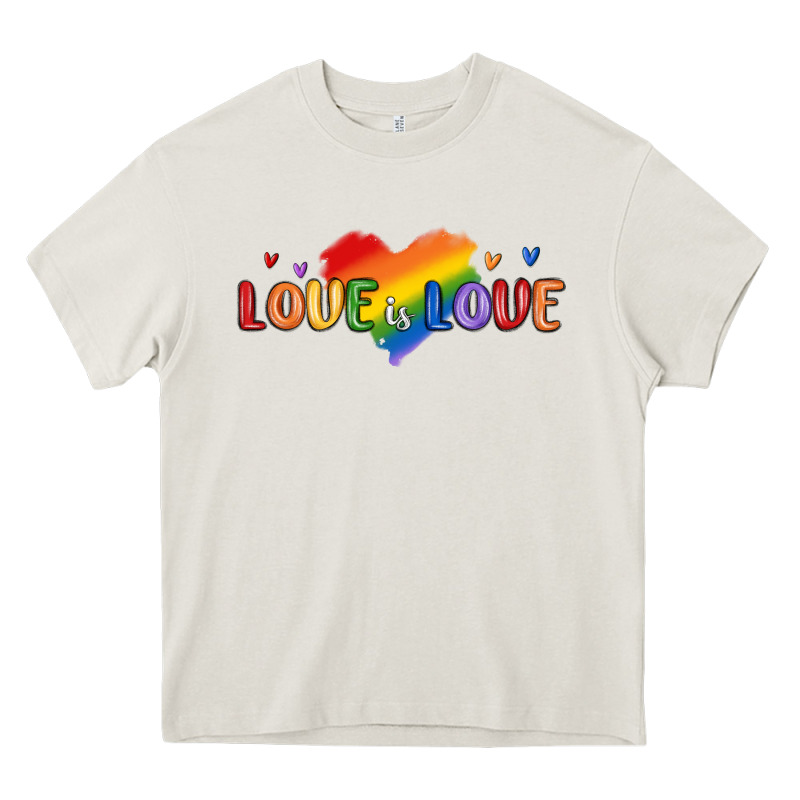 Love Is Love Lgbtq Heavy Core Tee by MaliasSmallBusiness | Teevron