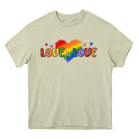Mossy love is love lgbtq Heavy Core Tee - MaliasSmallBusiness