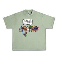 Oil Green Superheros Urban Heavy Tee - Bettercallsaul