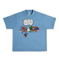 Pebble Blue Superheros Urban Heavy Tee - Bettercallsaul
