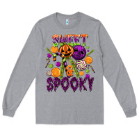 Heather Grey Sweet and Spooky Long Sleeve Tee - texasbilliewilder