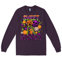 Plum Sweet and Spooky Long Sleeve Tee - texasbilliewilder