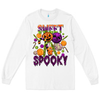 White Sweet and Spooky Long Sleeve Tee - texasbilliewilder