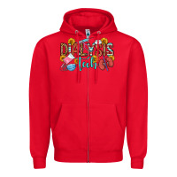 Red dialysis tech Zipper Hoodie - OliviaCreatesArt