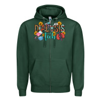 Sports Green dialysis tech Zipper Hoodie - OliviaCreatesArt