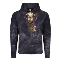 Cloud Black tie dye camel Vintage Hoodie - BarkalooDesign