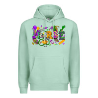 Seafoam Nurse Mardi Gras Premium Hoodie - FaDigitalArtStudio