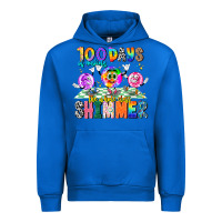 Cobalt 100 Days Of Making The Whole Class Shimmer Urban Hoodie - CowhideDigitalArt