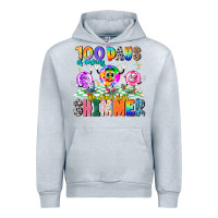 Heather Grey 100 Days Of Making The Whole Class Shimmer Urban Hoodie - CowhideDigitalArt