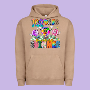 100 Days Of Making The Whole Class Shimmer Urban Hoodie Designed By Cowhidedigitalart