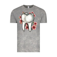 Cloud Rock floral tooth Vintage Tee - Jasminsmagicworld