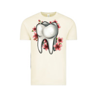 Vintage Arctic floral tooth Vintage Tee - Jasminsmagicworld