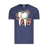 Vintage Denim floral tooth Vintage Tee - Jasminsmagicworld