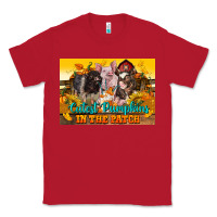 Red Cutest Pumpkin In The Patch Pig Classic Tee - LillyAllenDesigns