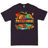 Plum Phlebotomist pumpkin Premium Tee - NancyCooperArtShop