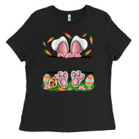 Easter Costom Name Rabbit Ladies Tee | Teevron