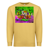 Antique Gold one spooky nurse tumbler Premium Sweatshirt - BundleAndBundleShop