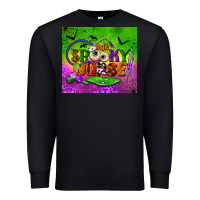 Black one spooky nurse tumbler Premium Sweatshirt - BundleAndBundleShop