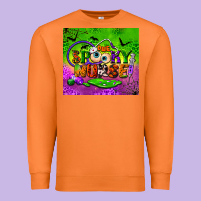 One Spooky Nurse Tumbler Premium Sweatshirt Designed By Bundleandbundleshop