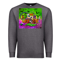 Charcoal Heather one spooky nurse tumbler Premium Sweatshirt - BundleAndBundleShop