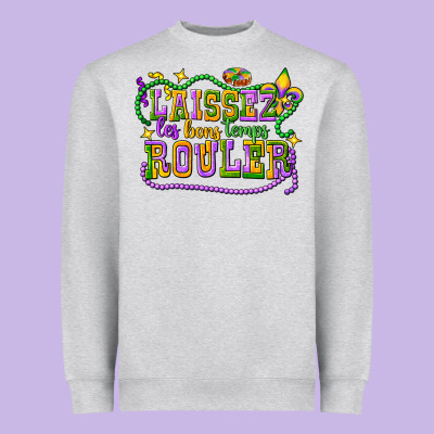 Laissez Les Bons Temps Router Heavyweight Sweatshirt Designed By Cowgirlartshop