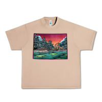 Burro Colorado Scenery Map Urban Heavy Tee - Bettercallsaul