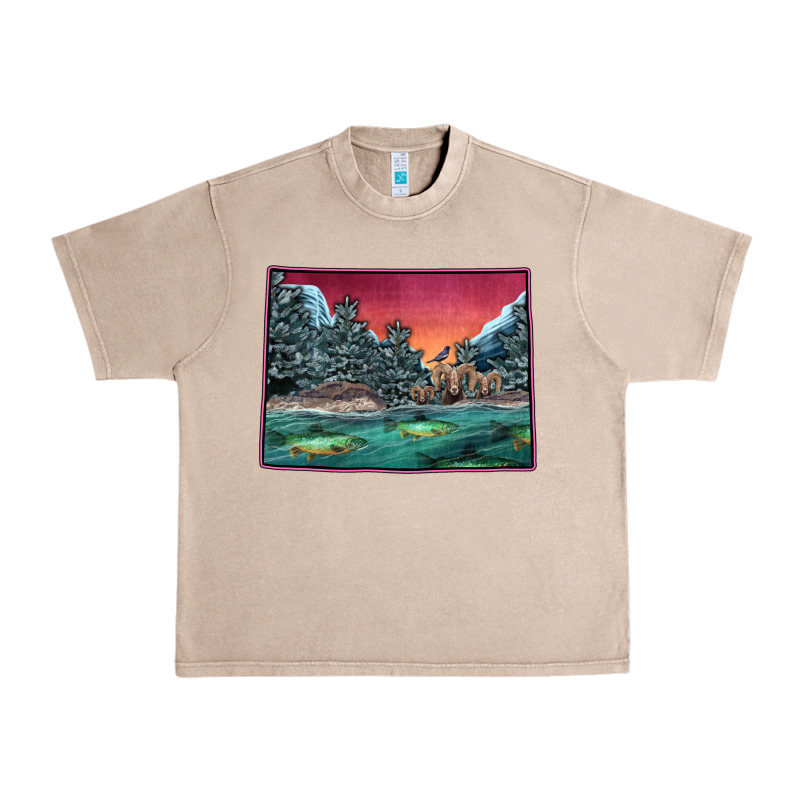 Colorado Scenery Map Urban Heavy Tee by Bettercallsaul | Teevron