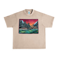 French Oak Colorado Scenery Map Urban Heavy Tee - Bettercallsaul