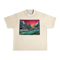 Sandshell Colorado Scenery Map Urban Heavy Tee - Bettercallsaul