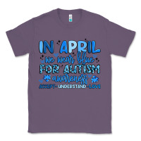 Lavender in april we wear blue for autism awareness Classic Tee - Artiststas