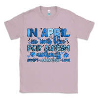 Lilac in april we wear blue for autism awareness Classic Tee - Artiststas