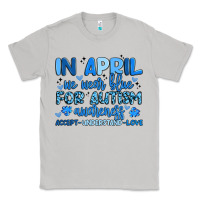 Moon Dust in april we wear blue for autism awareness Classic Tee - Artiststas