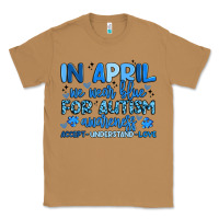Toasted Coconut in april we wear blue for autism awareness Classic Tee - Artiststas