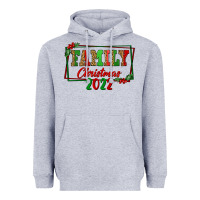 Heather Grey Family Christmas 2022 Heavyweight Hoodie - FaDigitalArtStudio