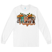 White western howdy pumpkin Long Sleeve Tee - NancyCooperArtShop