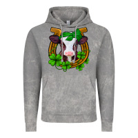Cloud Rock lucky horseshoe 4 leaf clover baby calf Vintage Hoodie - Jasminsmagicworld