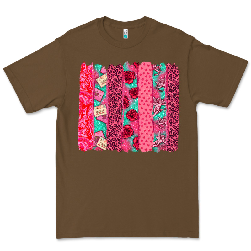 Valentines Day Brushstroke Premium Tee by NancyCooperArtShop | Teevron