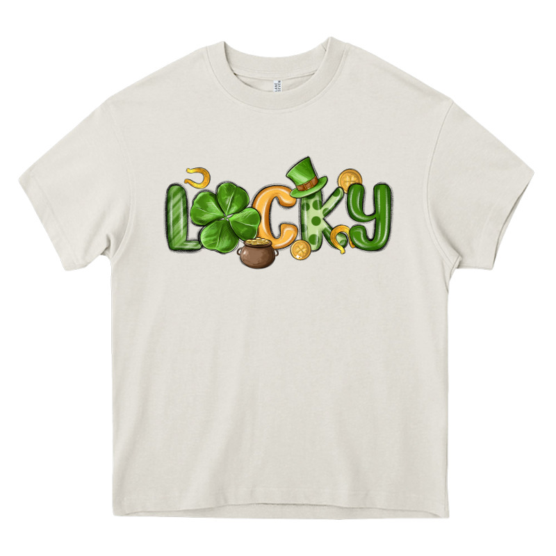 Lucky St Patrick S Day Heavy Core Tee by MaliasSmallBusiness | Teevron