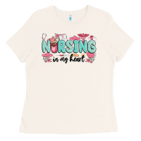 Bone nursing in my heart Ladies Tee - MaliasSmallBusiness