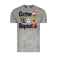 Cloud Rock coffee teach repeat Vintage Tee - BarkalooDesign