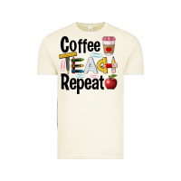 Vintage Arctic coffee teach repeat Vintage Tee - BarkalooDesign