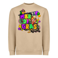 Mushroom louisiana map mardi gras Heavyweight Sweatshirt - CowGirlArtShop